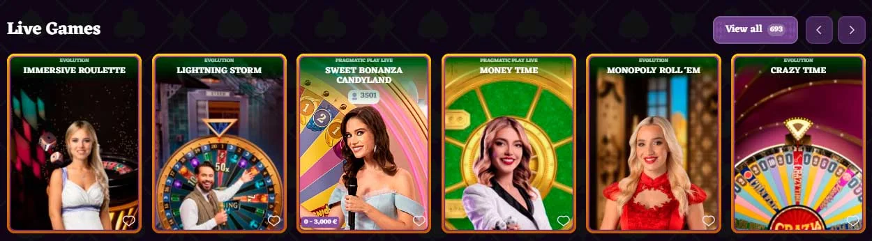 Live-Casino HappyJokers Casino