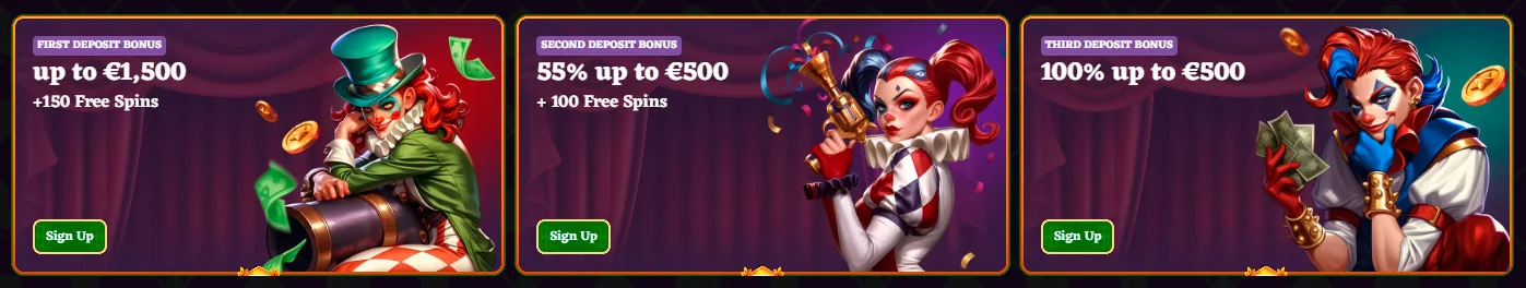 Willkommenspaket happyjokers casino